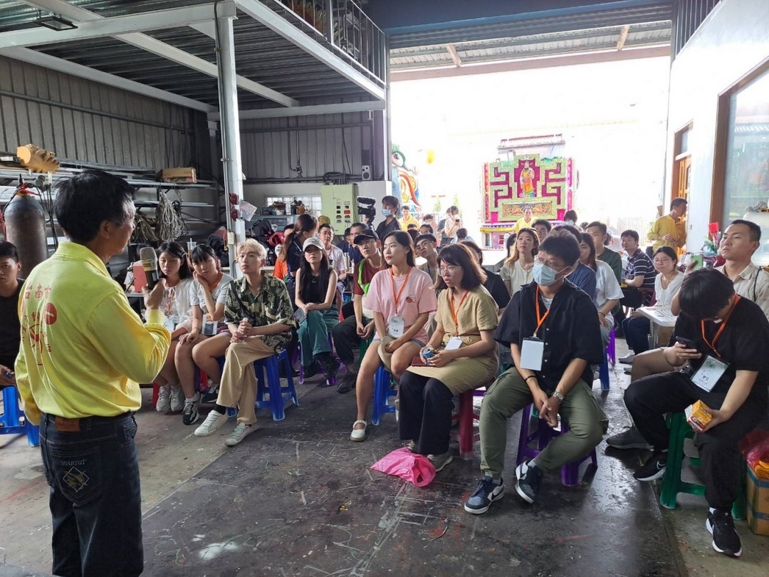 開放天一企業社廠房移地教學，讓學子實地體驗藝閣文化精髓。